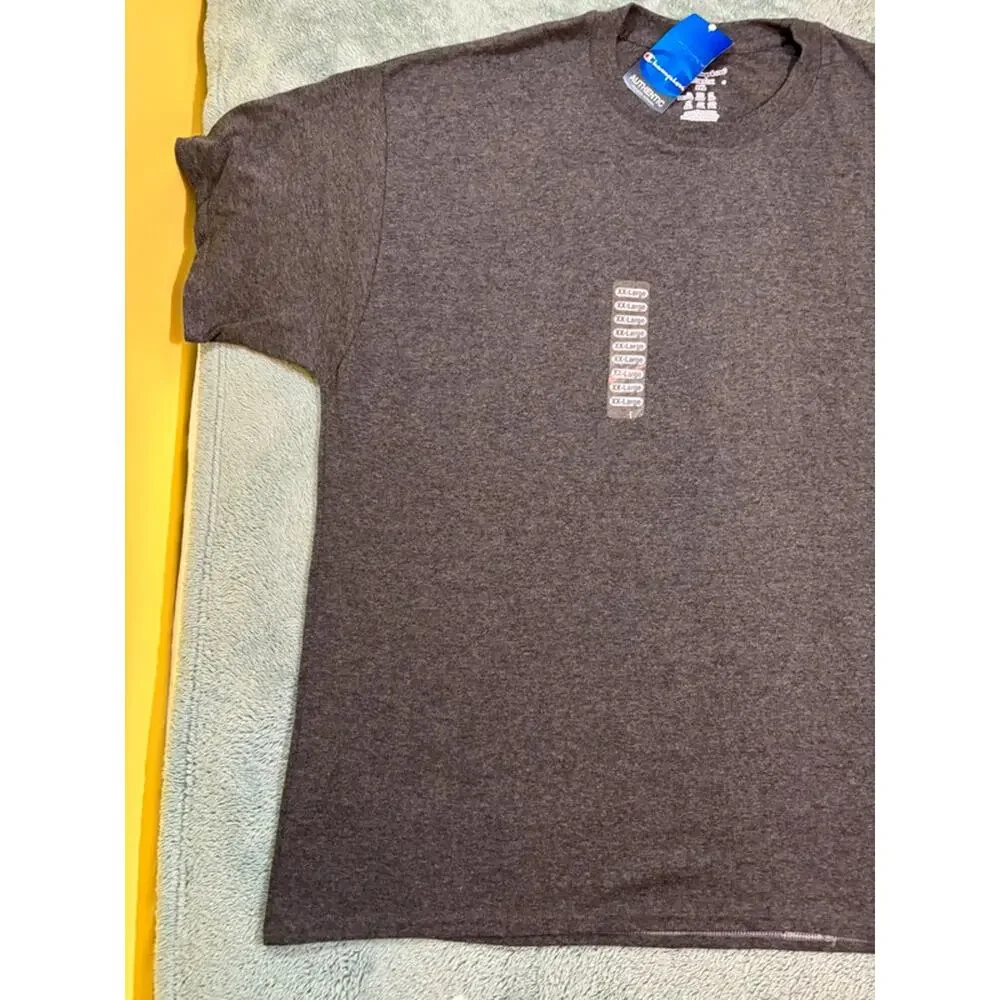 Champion Authentic Crewneck Black T-shirt US UK (2XL) - Picture 5 of 12